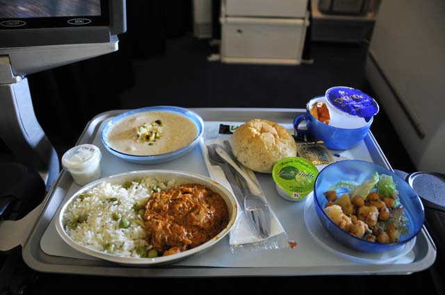 Premium Economy Class meal, Turkish Airways